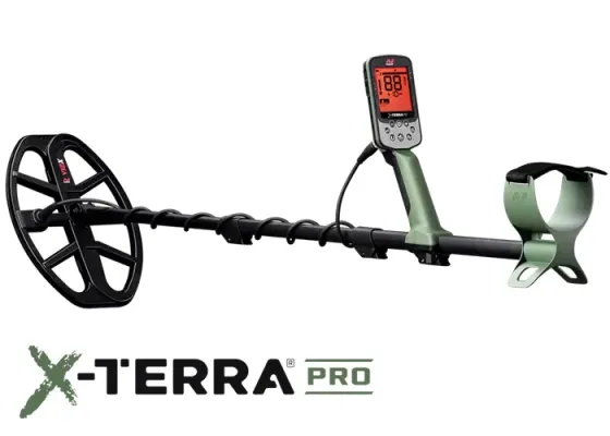 Металлоискатель X-TERRA PRO с дисплеем и катушкой поиска для обнаружения металлических объектов
