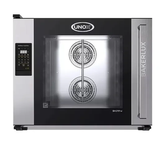 Профессиональная печь для выпечки UNOX Bakerlux с двумя вентиляторами и цифровым дисплеем