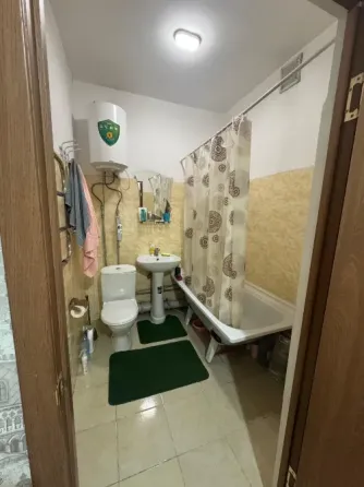 Санузел с ванной и туалетом