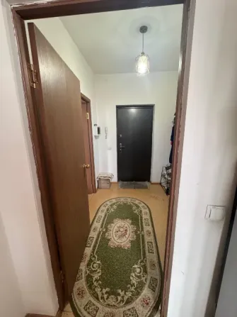 Пәтердің кіреберісі: есік пен кілем