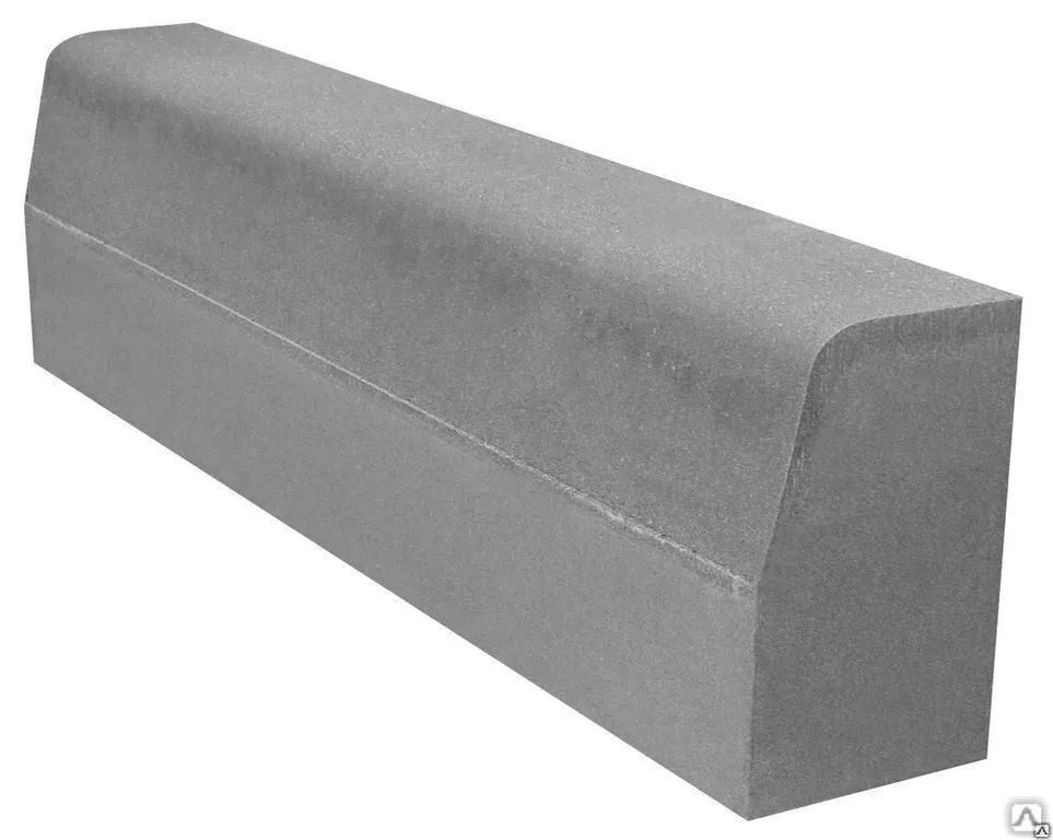 Дөңгелек шеттері бар бетон плитасы