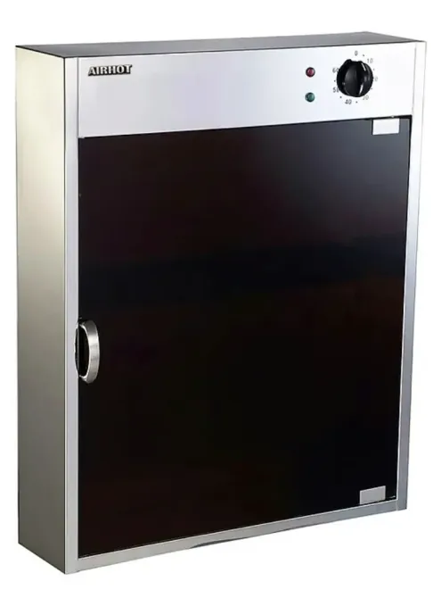 Кабинет для сушки белья с металлическим корпусом и управлением температуры, черного цвета