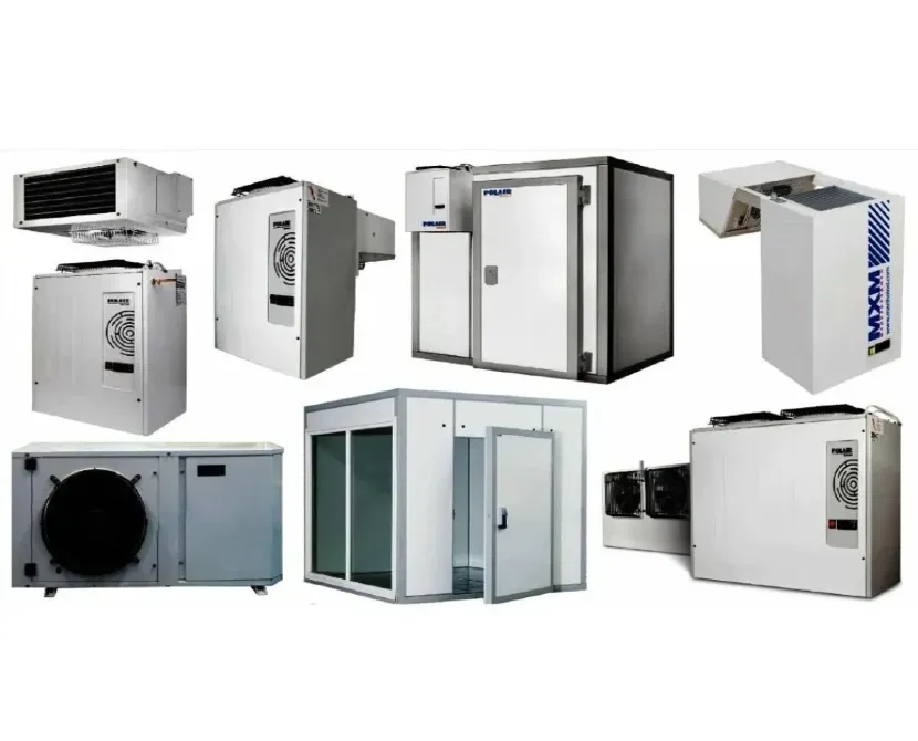 Түрлі салқындатқыш құрылғылар мен камералар, сақтау жабдықтары