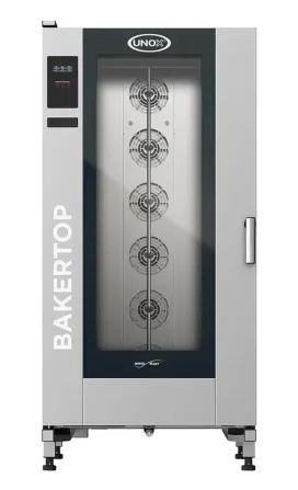 Профессиональная печь для выпечки UNO BAKERTOP с прозрачными дверцами и современным дизайном