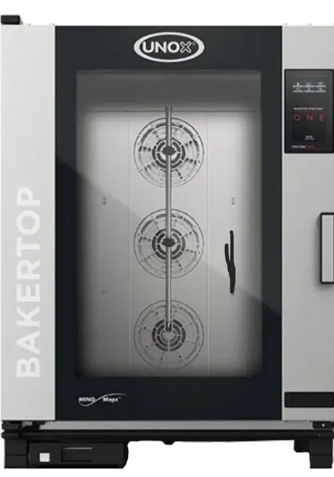 Современный конвекционный духовой шкаф UNOX BAKERTOP с несколькими уровнями для выпечки