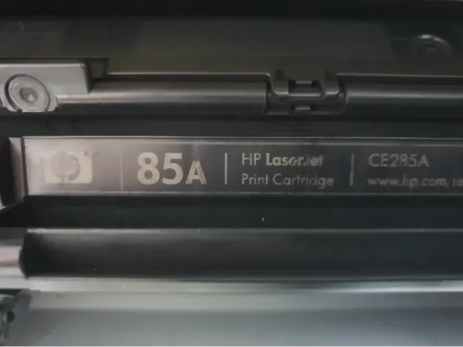 Принтер ішіндегі HP LaserJet 85A картриджі