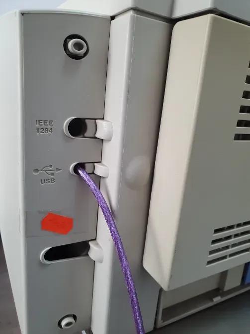 HP LaserJet 2300 принтеріне USB қосылымы