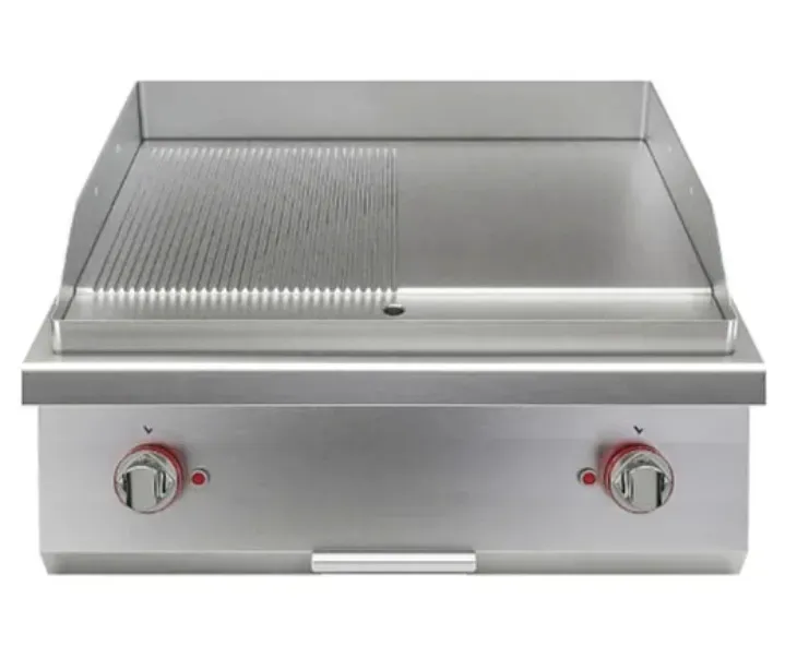 Электрическая сковорода из нержавеющей стали с регулировкой температуры и выпуклой поверхностью для готовки