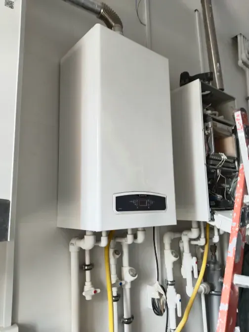 Жердегі котел мен құбырлар және су құбырлары