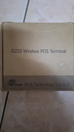 Коробка от беспроводного POS-терминала D210 от PAX Technology Limited