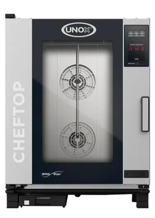 Коммерческая печь UNOX Cheftop с двойными вентиляторами и цифровым управлением для профессиональной кухни