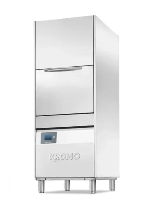 Промышленная посудомоечная машина Kromo с современным дизайном и цифровым управлением