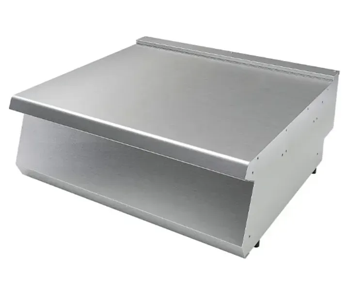 Стальная поверхность для готовки, гладкая и блестящая, подходит для профессиональных кухонь