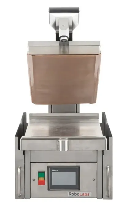 Профессиональная блинная машина RoboLabs с верхней плитой и цифровым управлением