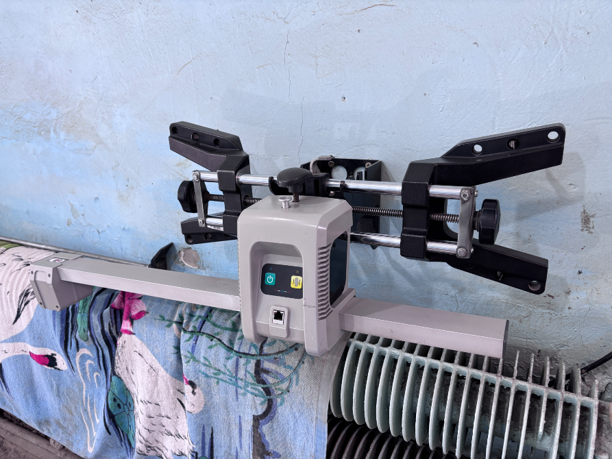 Радиатор жақта орнатылған дөңгелектерді теңестіру құрылғысы