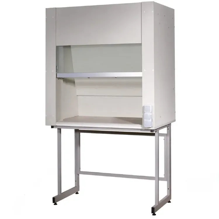 Лабораторный вытяжной шкаф с прозрачной передней панелью и подставкой