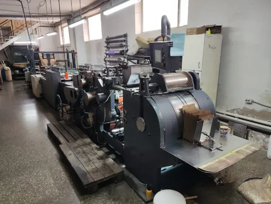 Ескі баспа машинасы өндірістік фондағы