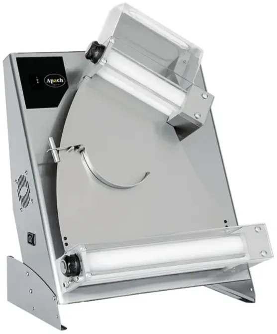 Мясорубка Apache для нарезки мяса с прозрачным защитным кожухом и современным дизайном из нержавеющей стали