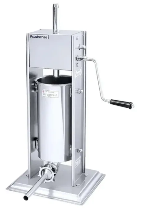 Мясорубка из нержавеющей стали с ручным управлением для приготовления колбас и фарша