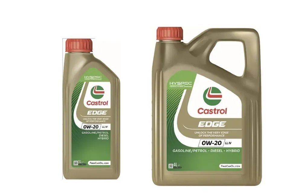 Масло Castrol EDGE 0W-20 в упаковке 1 литр