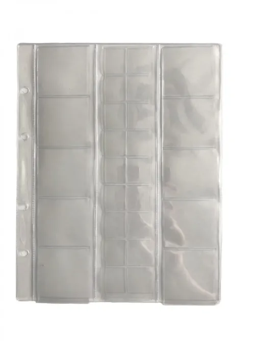 Карточкаларға арналған қалталармен жабдықталған құжаттарға арналған мөлдір пластиктен жасалған ұйымдастырушы