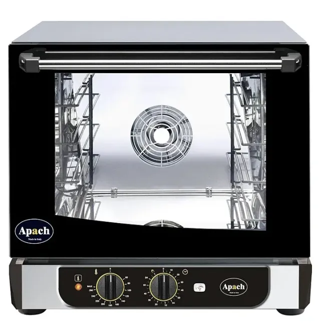 Духовка Apach с прозрачной дверцей и современным дизайном, предназначенная для профессионального использования