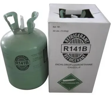 Сбалансированный баллон с хладагентом R141B и упаковка