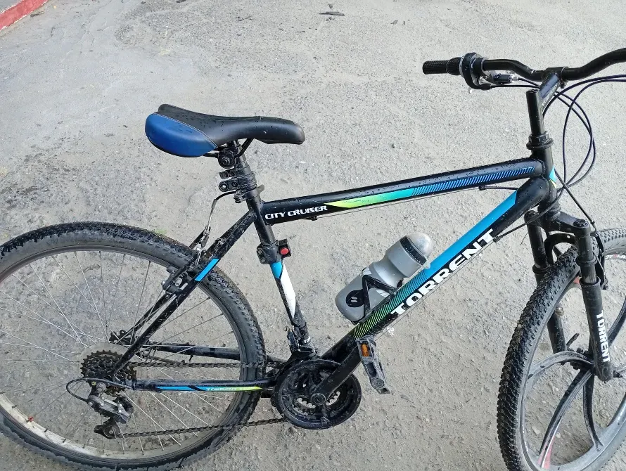 велосипед модель Torrent City Cruiser на фоне асфальта