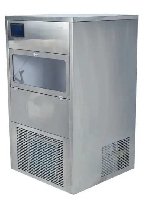 медицинский морозильник из нержавеющей стали с прозрачной дверцей для хранения продукции