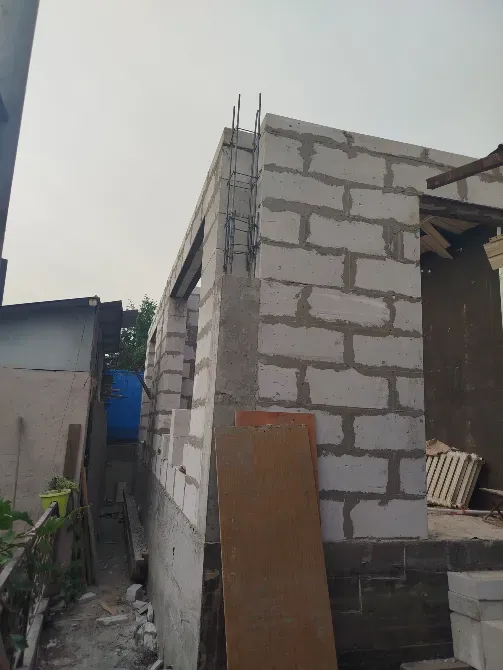 Блоктардан темірбетонды қабырға құрылысын жүргізу