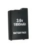 3.6v 1800mAh аккумуляторлық блок, қара, әртүрлі құрылғыдарға арналған.