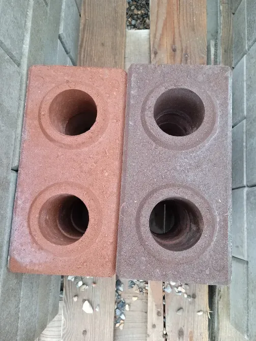 Блоки в разных цветах, показаны рядом