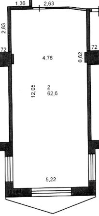 Офис с рабочим столом и библиотекой