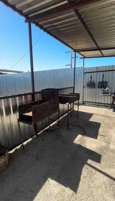 Уличная зона для мангала с открытым небом