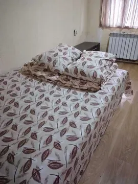 Деревянный дом с верандой на фоне зелени