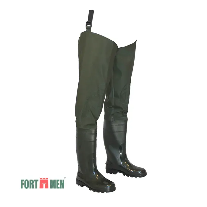 Ботинки для рыбалки с высокой голенью и прочной подошвой