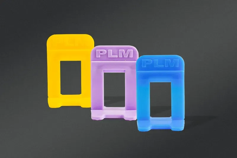 Түрлі түсті плиткалық клиньелермен төсеу