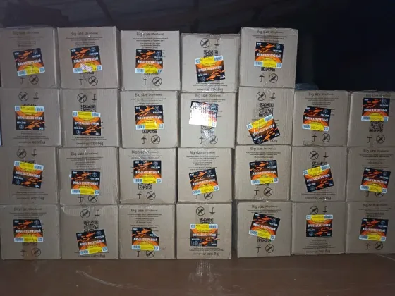 Брикеты для горения из древесины, упаковка с ярлыком, расположенные на столе