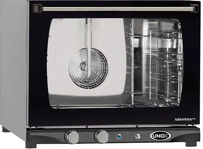 Современная электрическая печь UNOX для выпечки и кухни с прозрачной дверцей и вентиляционным устройством