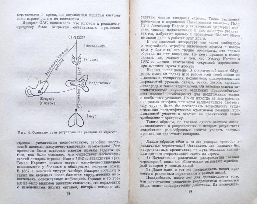 Стресстің әсері туралы графиктер мен мысалдар бар бет