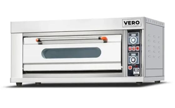 Цифрлық басқару жүйесі бар VERO пісіргіш пеші, процесс бақылау терезелерімен.