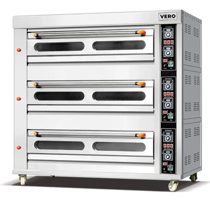 VERO наубайхана пеші үш деңгейлі пісіру және сандық бақылау панельдерімен