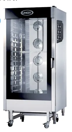 Промышленная конвекционная печь UNOX с прозрачной дверцей и внутренними вентиляторами для равномерного приготовления пищи