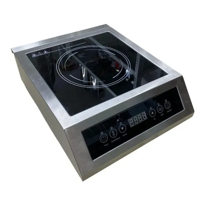 Электрическая индукционная плита с сенсорным управлением и стеклянной поверхностью