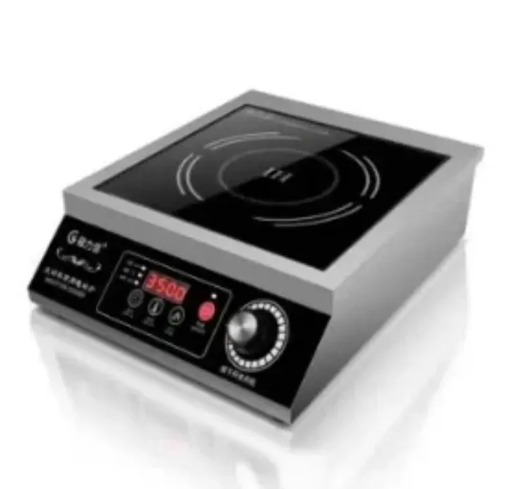 Электрическая индукционная плита с сенсорной панелью управления и LED-дисплеем