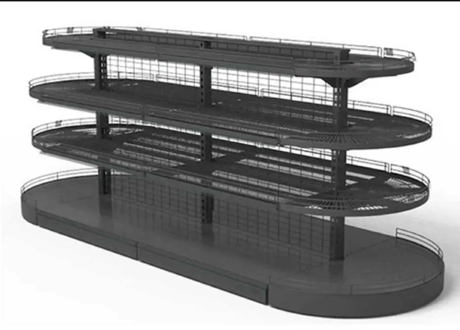 Модель стеллажа для хранения товаров