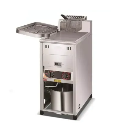 Фритюрница для кухни с корзиной и крышкой, выполненная из нержавеющей стали