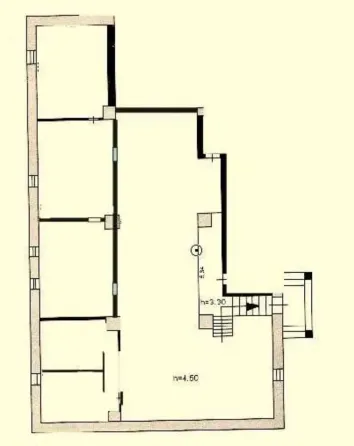 Бөлменің жоспарлануы өлшемдері мен бөлмелерді көрсету