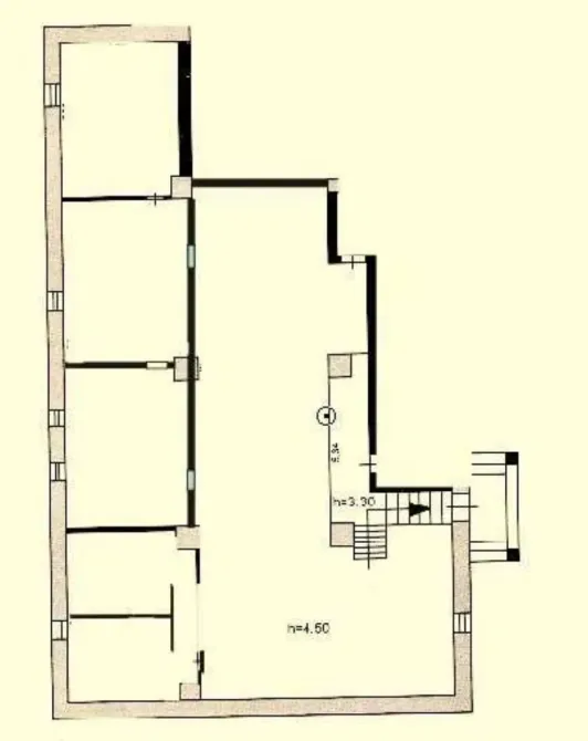 Планировка помещения с указанием размеров и комнат