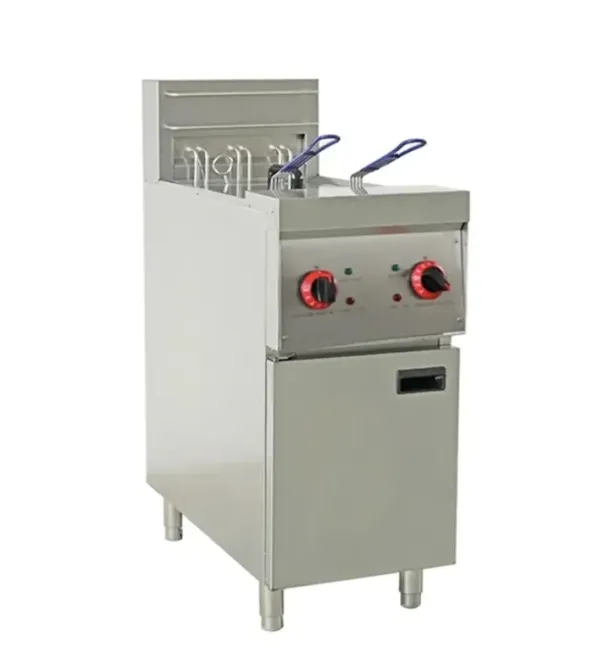 Профессиональная фритюрница с двумя контейнерами и регулировкой температуры дляготовления различных блюд